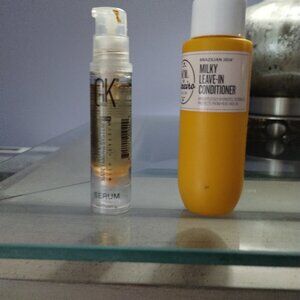 Sol Janeiro Hair Milky Leave in Conditioner 3ml +  GK Hair Taming System oil